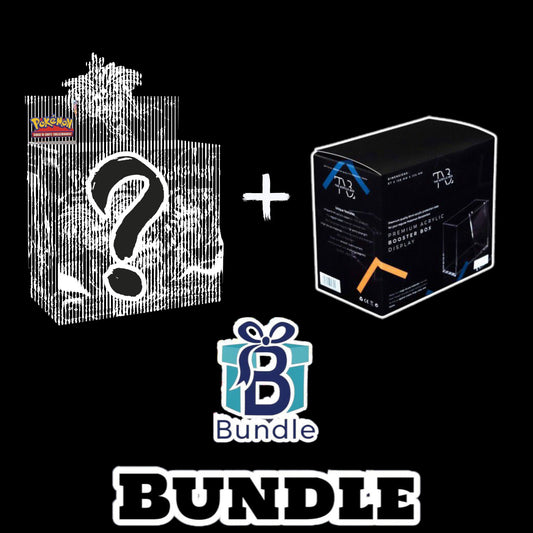 BUNDLE Box Pokémon Dispaly 36 Buste Casuale + Case Protettivo in Acrilico, Magnetico INDISTRUTTIBILE (Per Box 36 Pack)