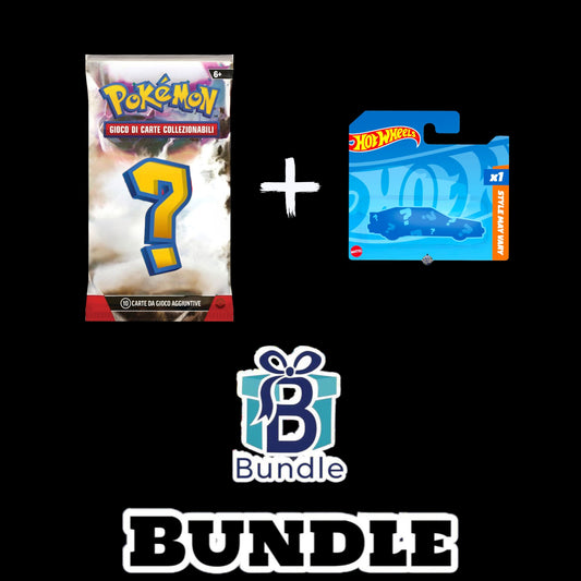 BUNDLE Pack Pokémon Casuale + Hot Wheels Mystery Pack
