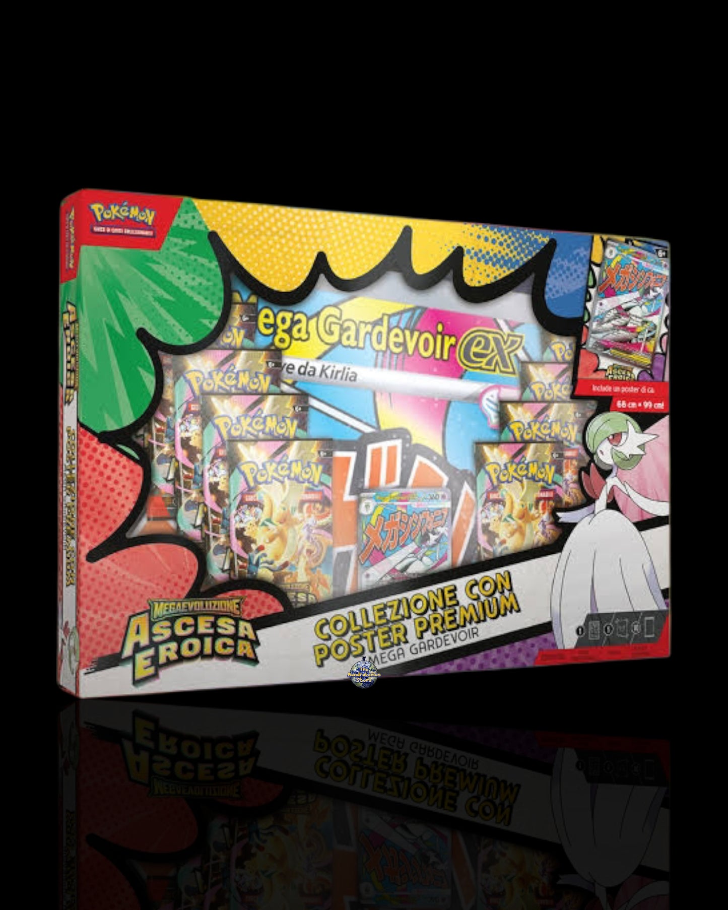 Collezione Pokémon con Poster Premium Mega Gardevoir Ex Ascesa Eroica