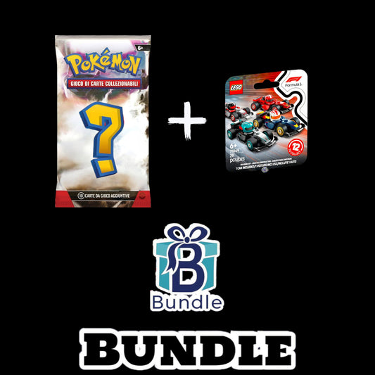 BUNDLE Pack Pokémon Casuale + LEGO Monoposto di F1® da collezione