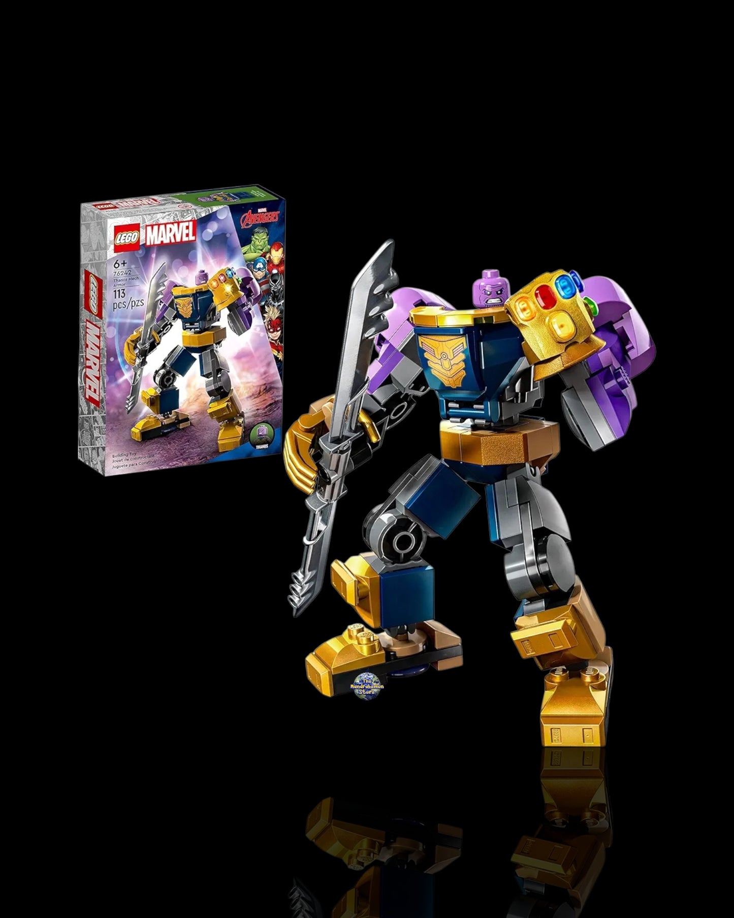 Lego Marvel Armatura Mech Thanos 76242