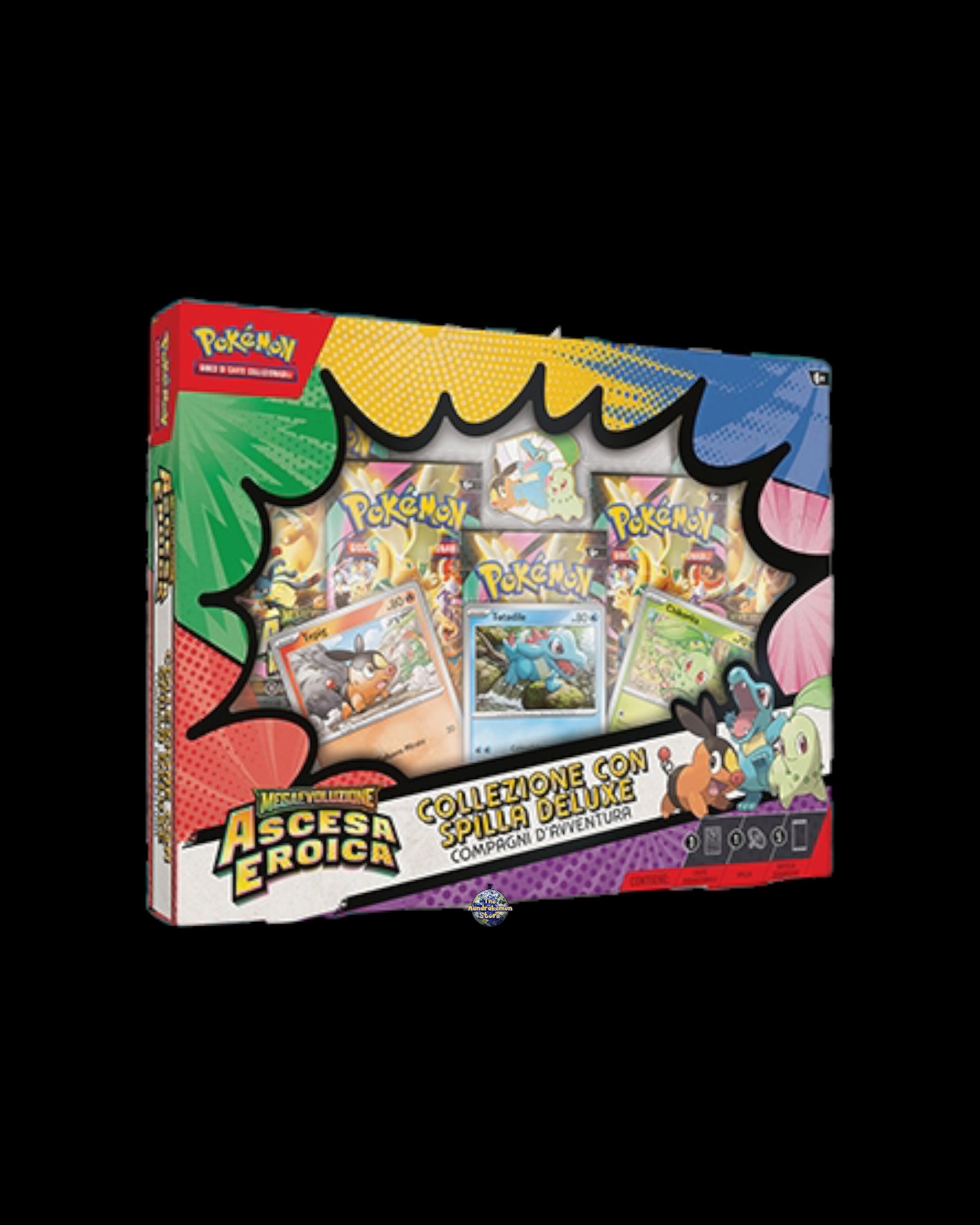 Collezione Pokémon con Spilla Deluxe Compagni d’avventura Ascesa Eroica