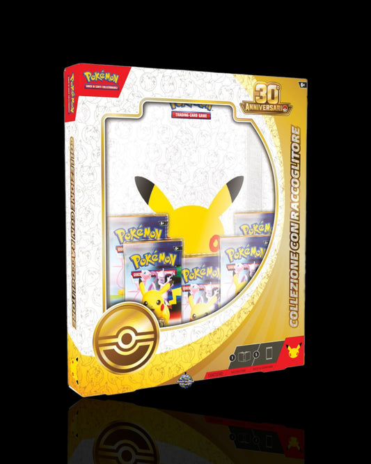 Collezione Pokémon 30° Anniversario con Raccoglitore 5-Pack