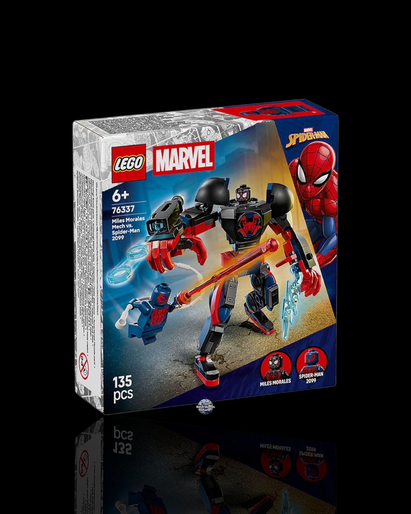 Lego Marvel Mech di Miles Morales vs. Spider-Man 2099 76337