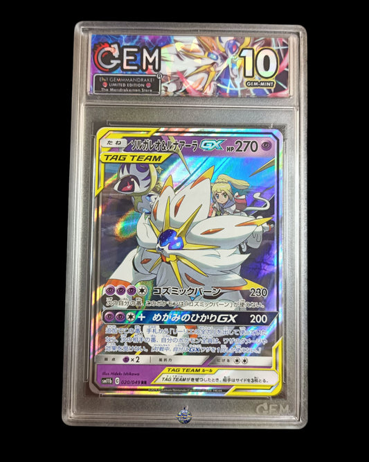 Solgaleo e Lunala Gx Tag Team GEM 10