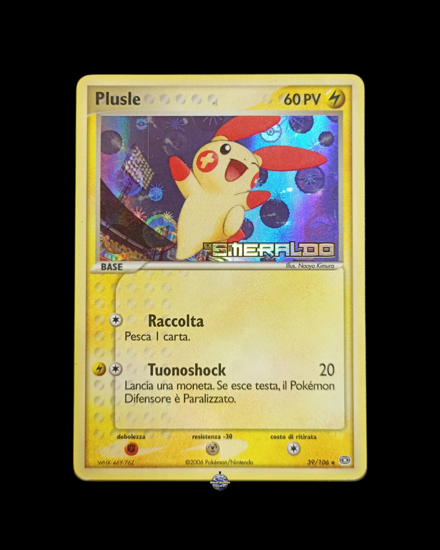 Plusle Holo Stamped Ex Smeraldo