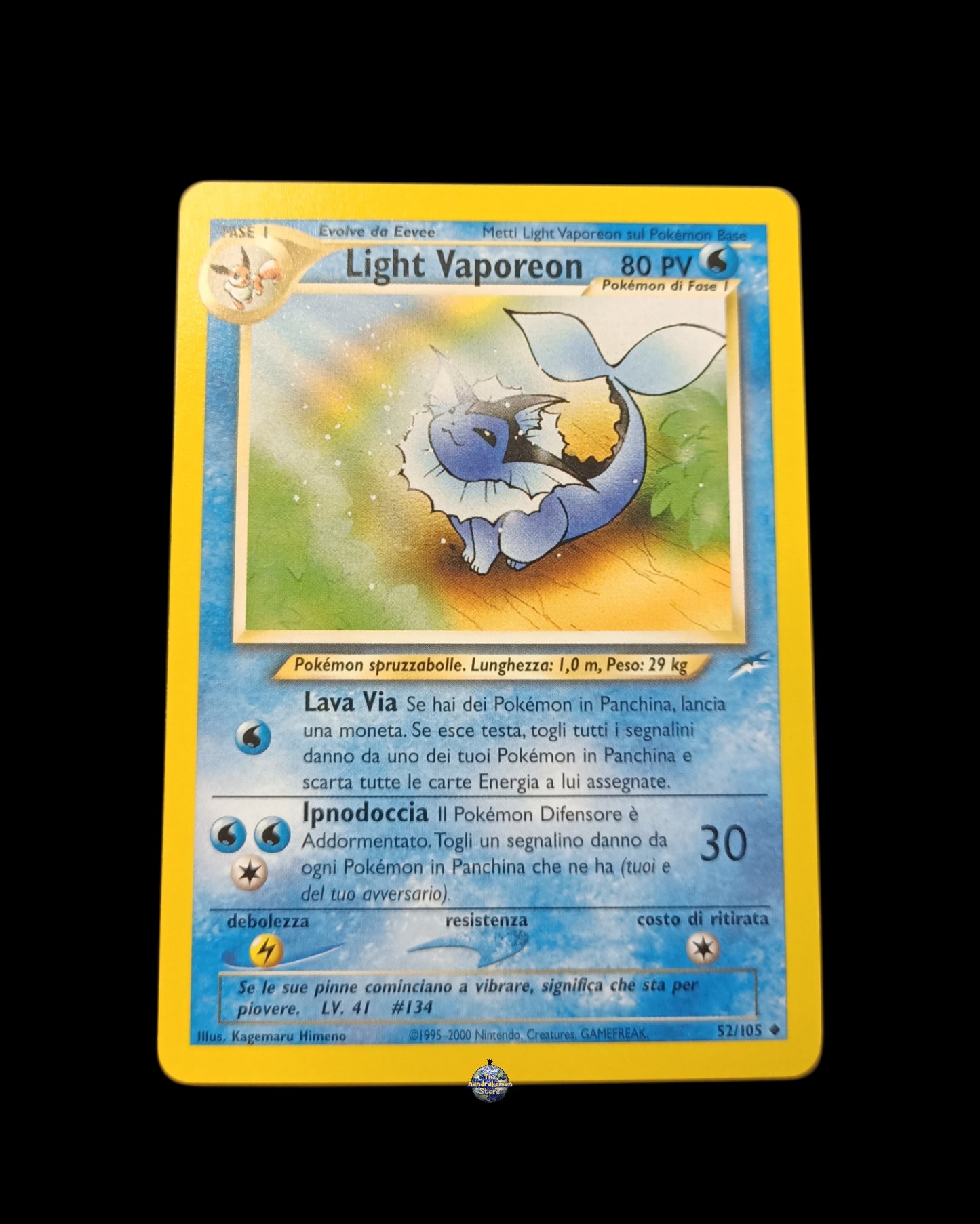 Light Vaporeon Neo Destiny