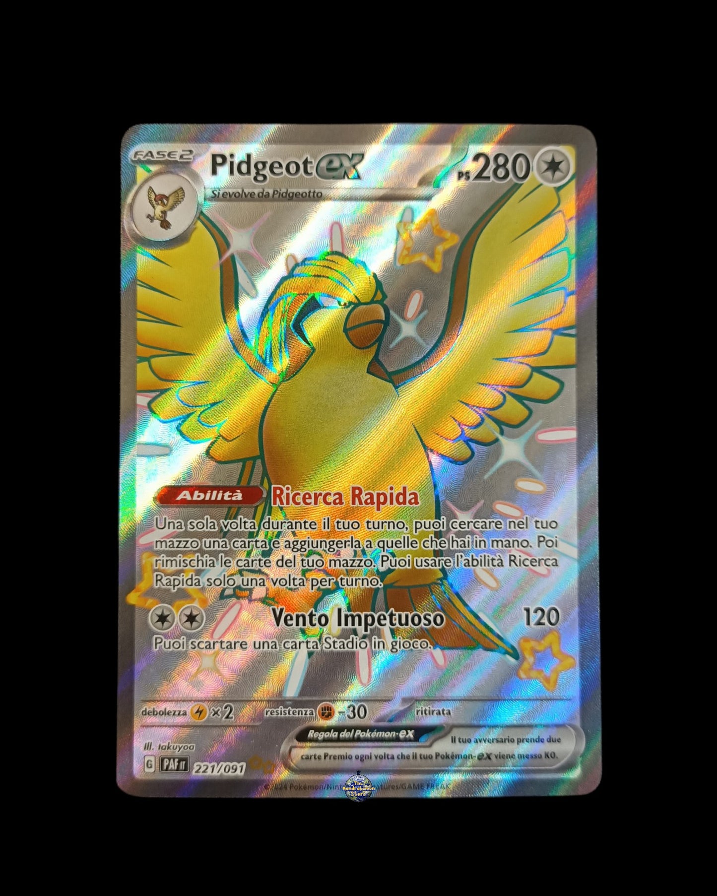 Pidgeotto Ex Full Art Shiny