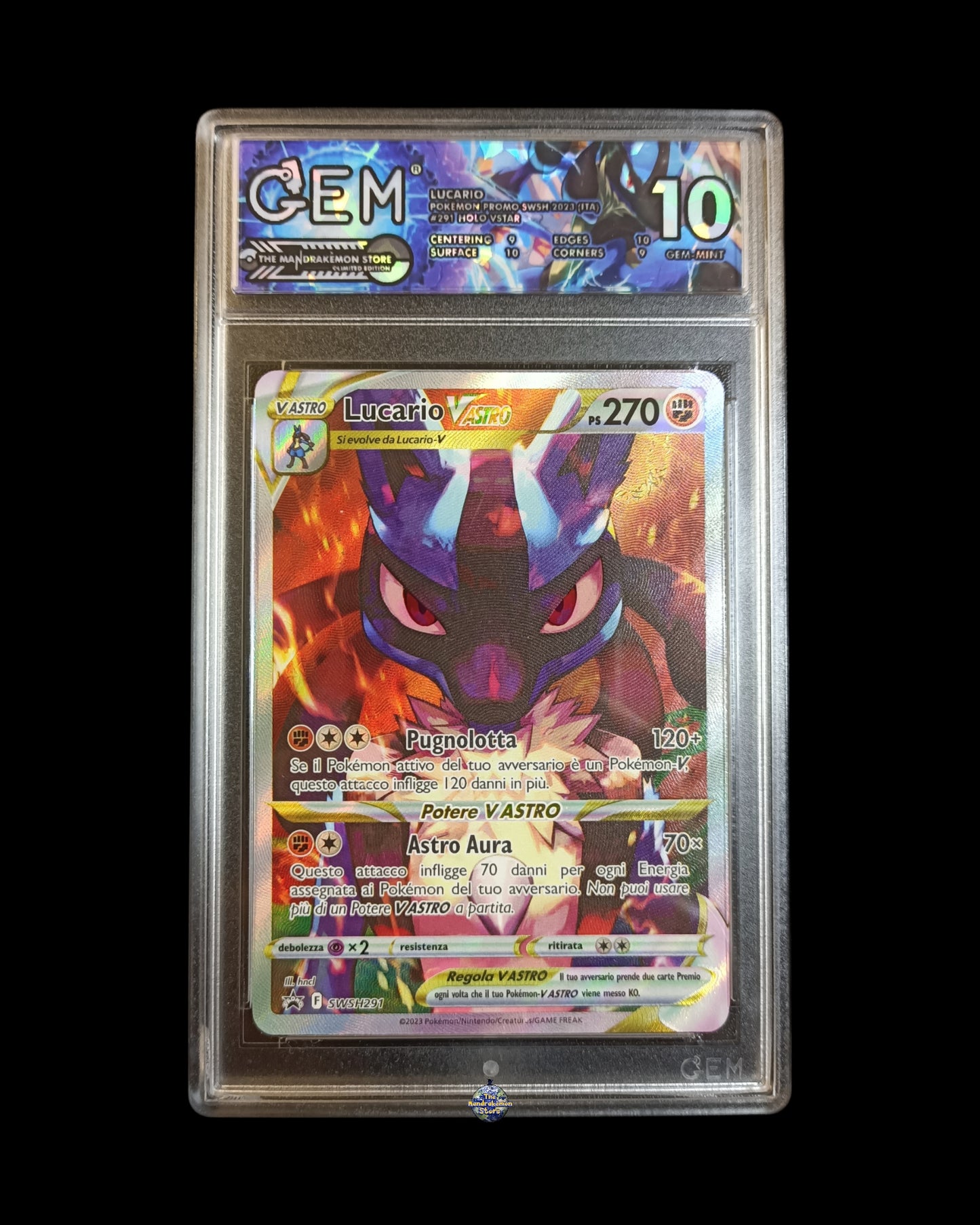 Lucario Vastro Promo GEM 10