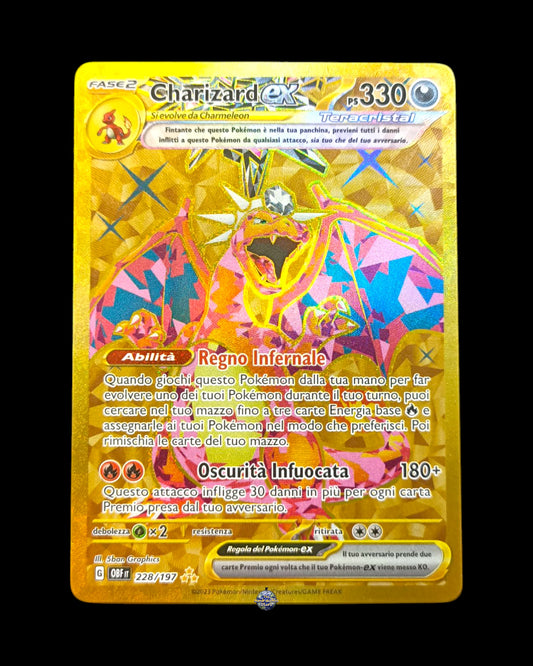 Charizard Ex Teracristal Gold