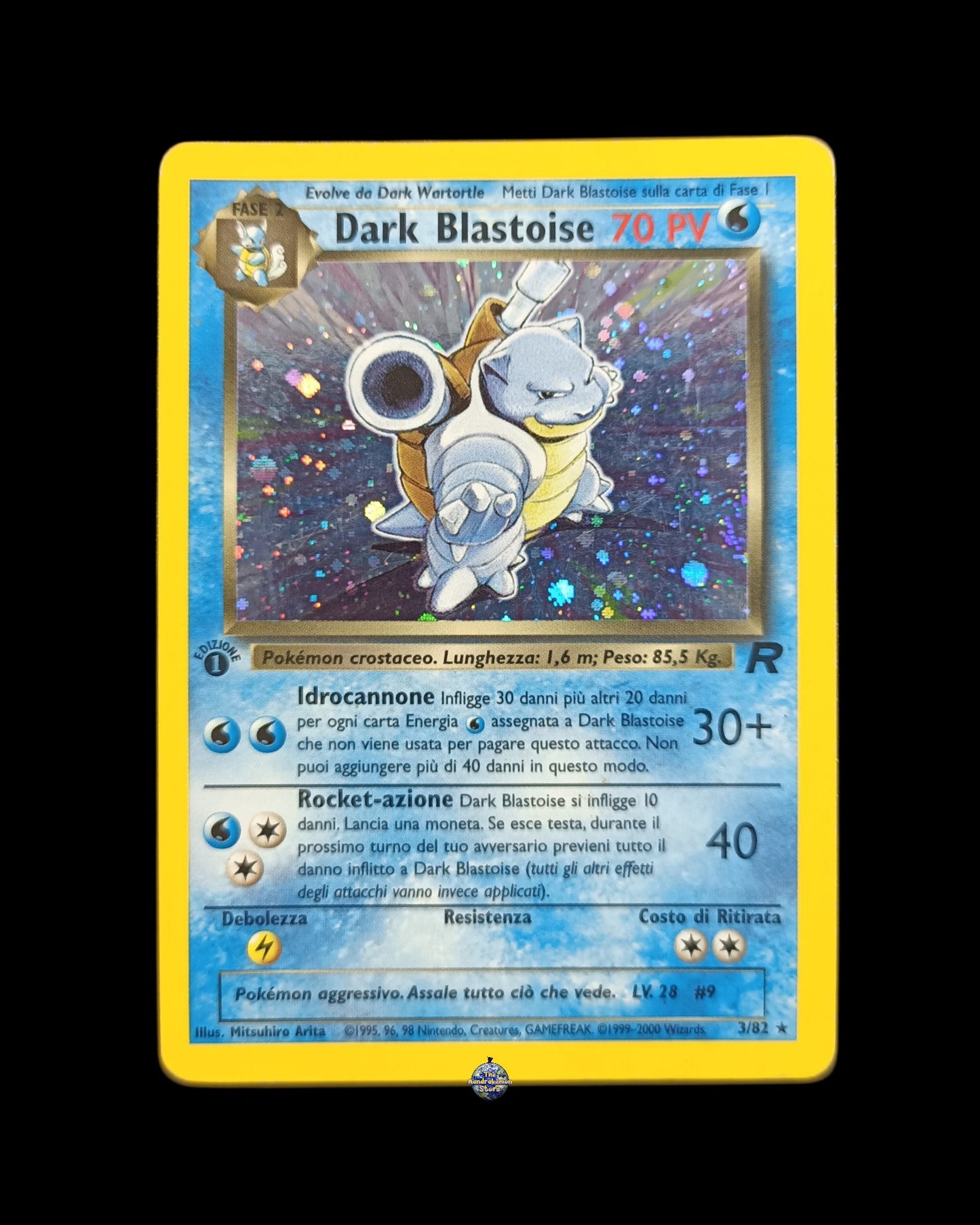 Dark Blastoise Holo Rocket 1ª edizione