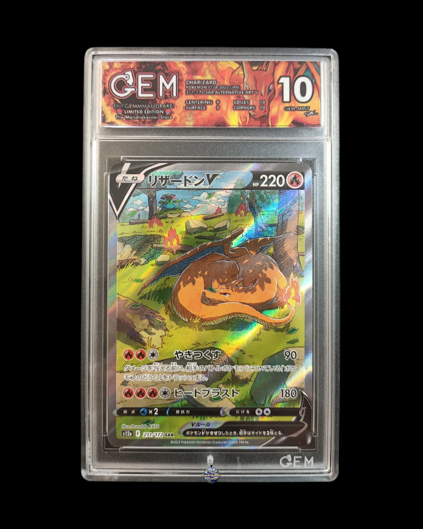 Charizard V Alternativo GEM 10