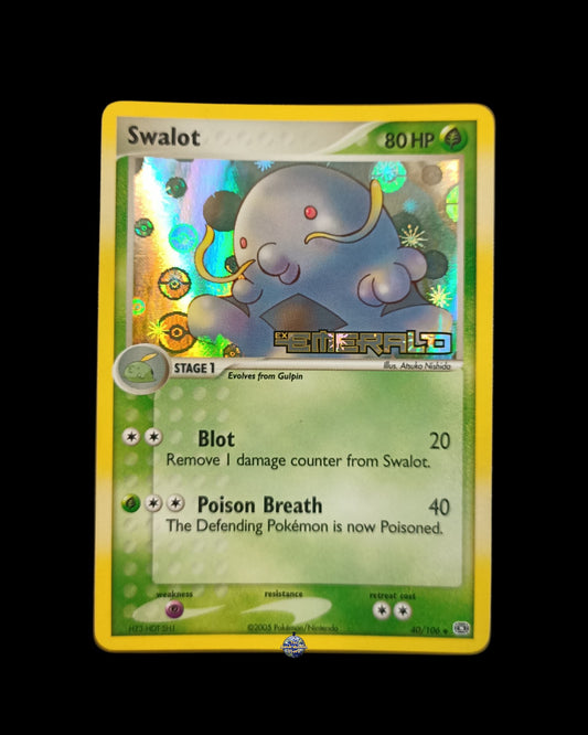 Swalot Holo Stamped Ex Emerald