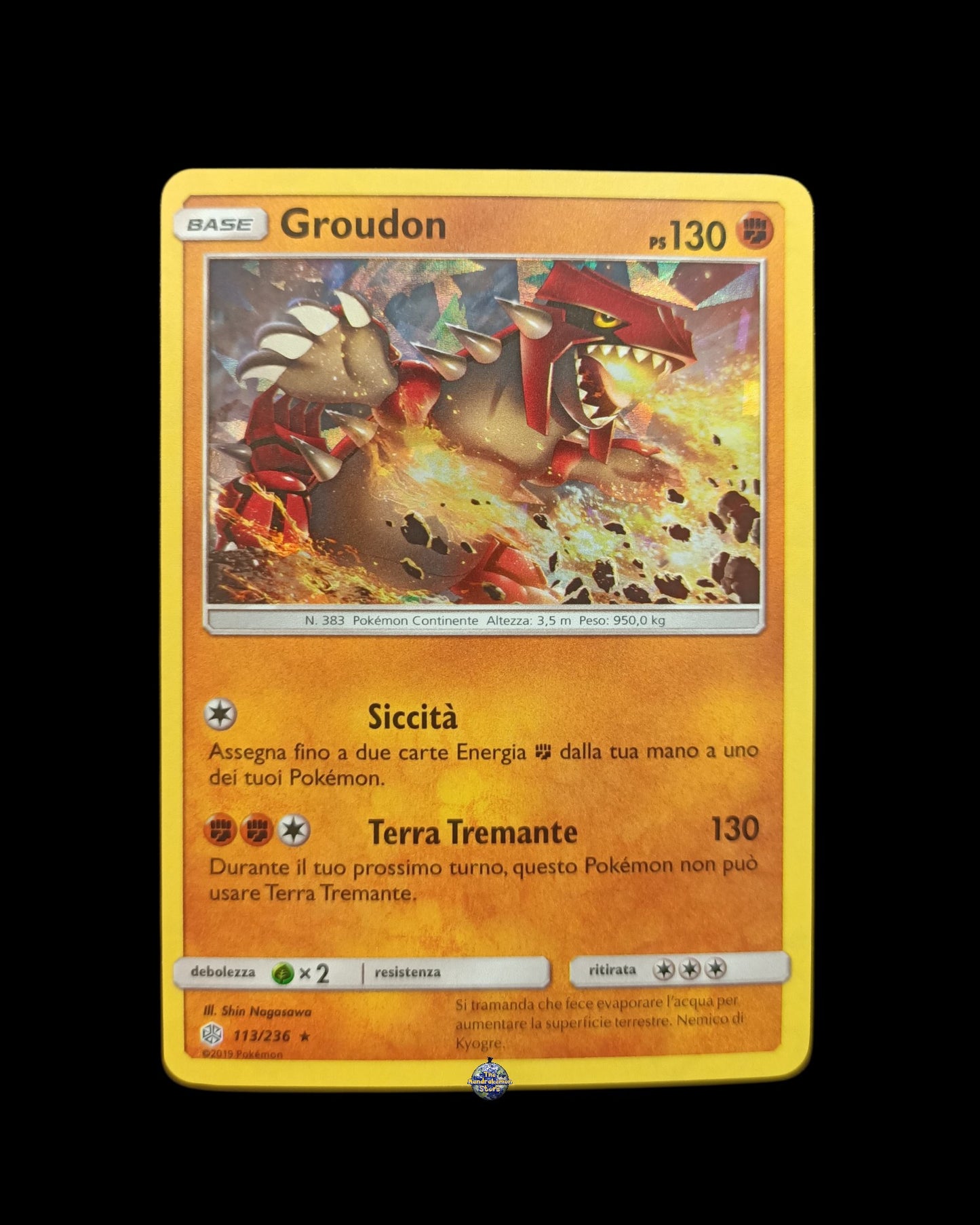 Groudon Holo Cracked Ice Promo