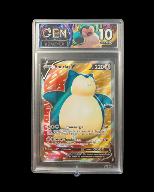 Snorlax V Full Art GEM 10