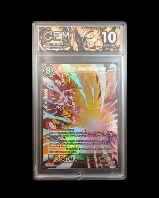 SS Son Goku Ground-Shaking Fury BT24-062 SR GEM 10