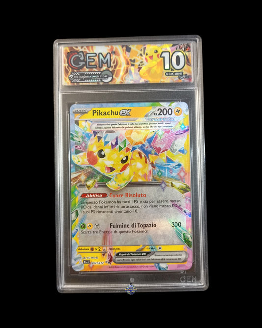 PIkachu Ex Teracristal GEM 10
