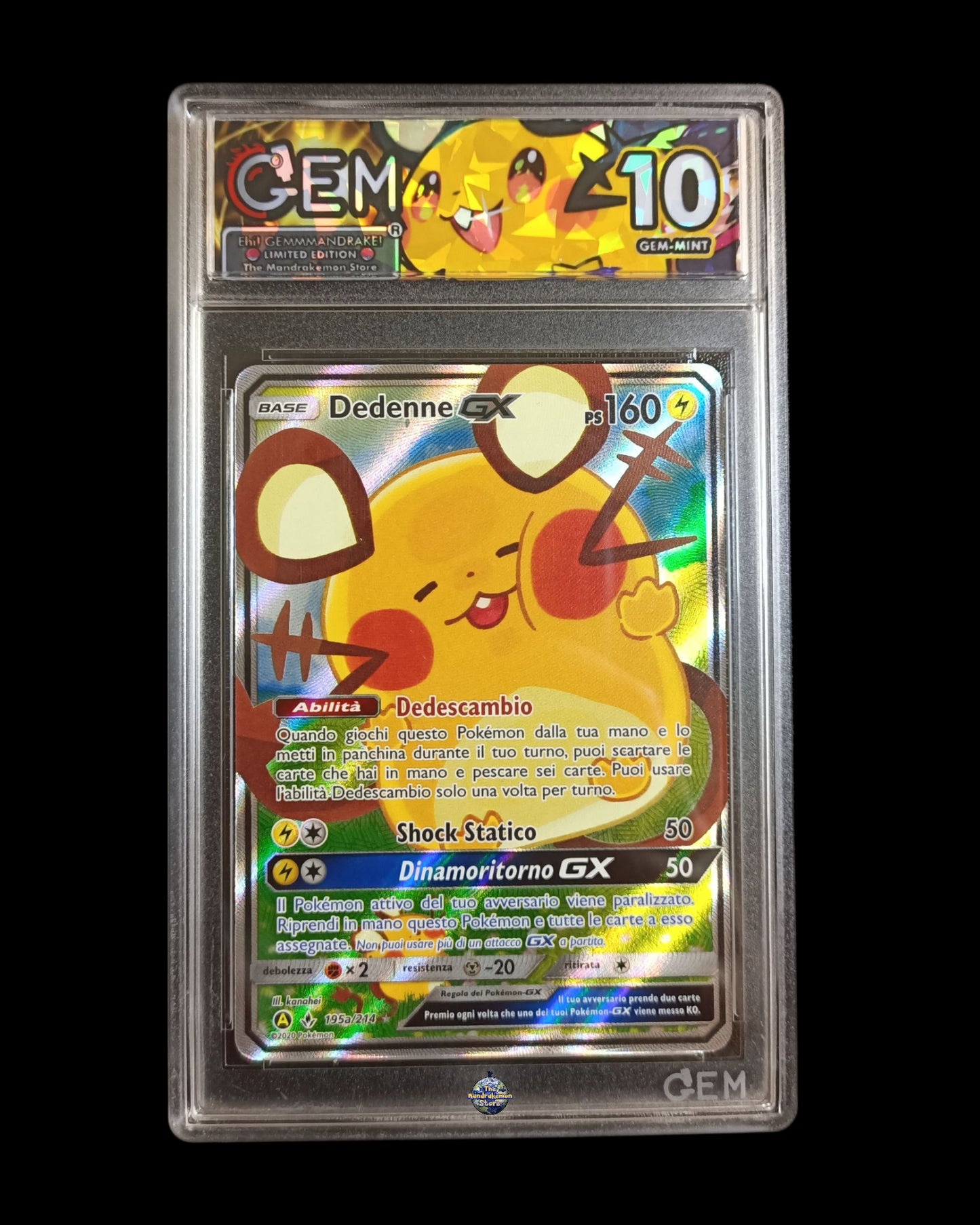 Dedenne Gx Full Art GEM 10