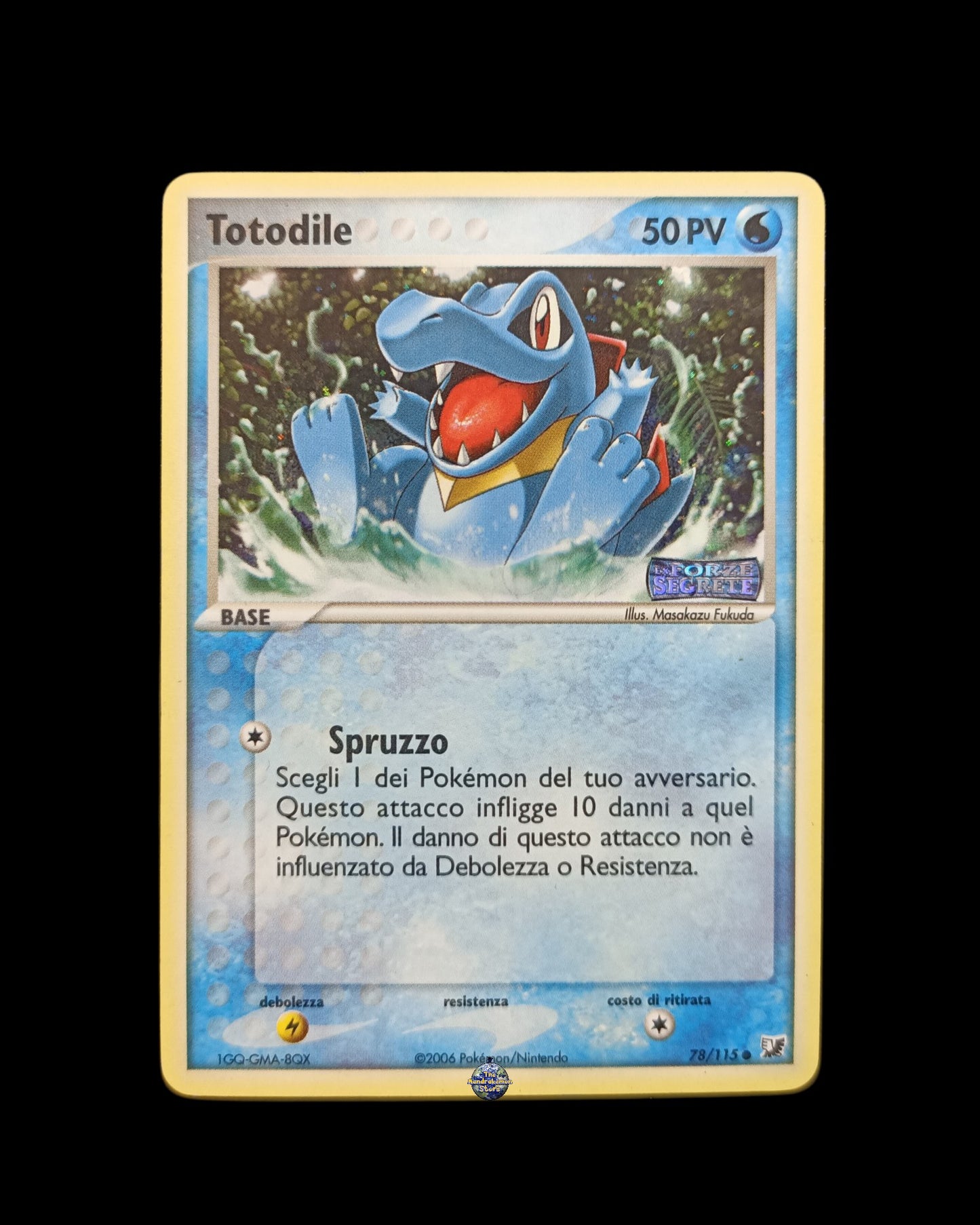Totodile Holo Stamped Ex Forze Segrete