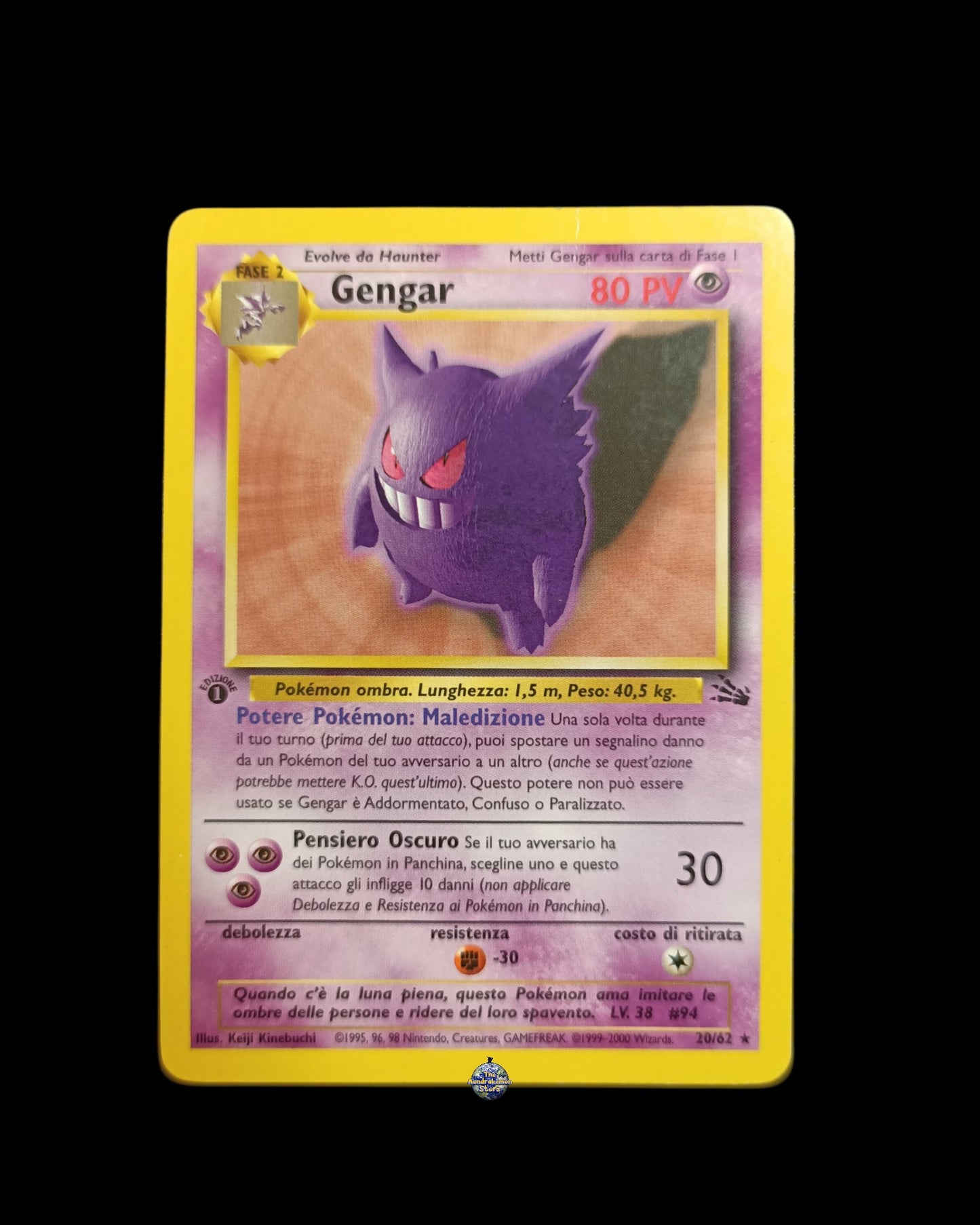 Gengar Fossil 1ª Edizione