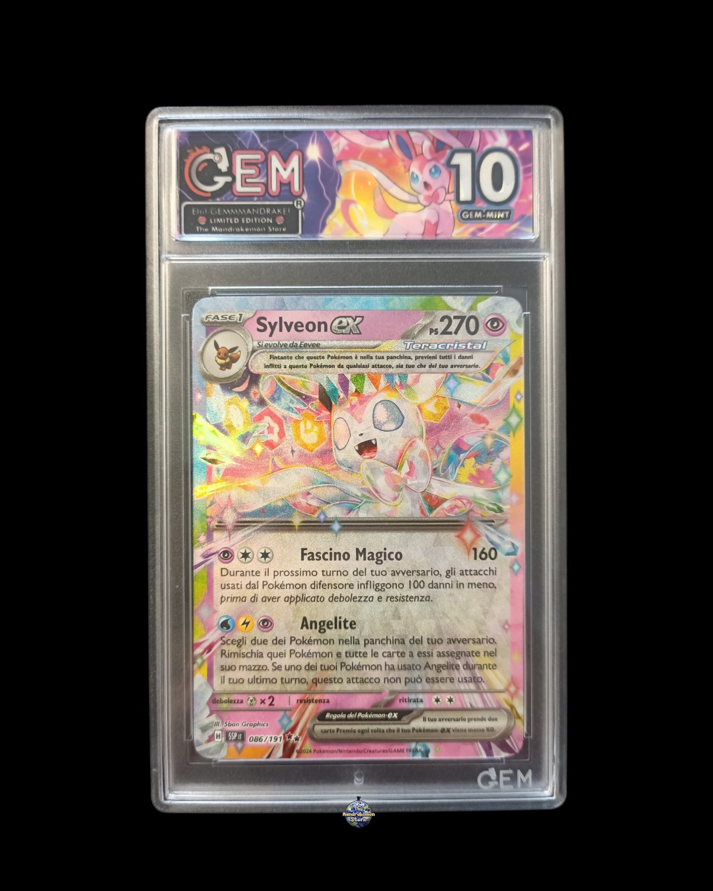 Sylveon Ex Teracristal GEM 10