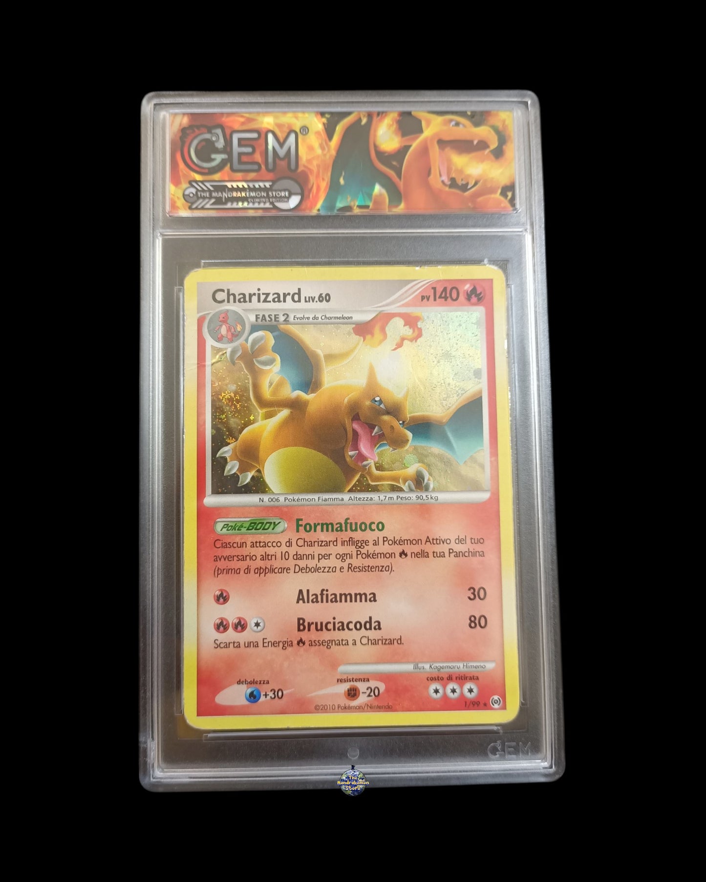 Charizard Holo GEM Autenticato