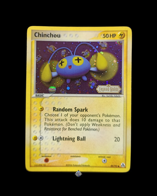 Chinchou Holo Ex Legend Maker Stamped