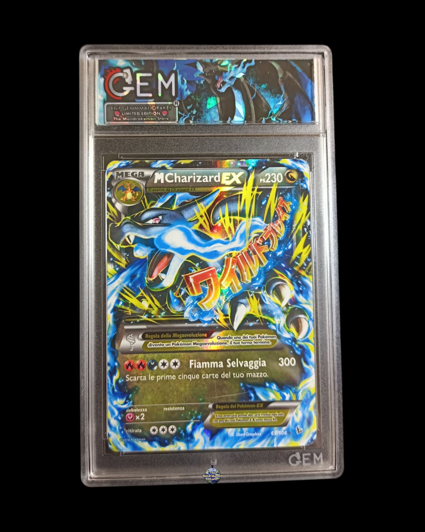 M Charizard Ex GEM Autenticato