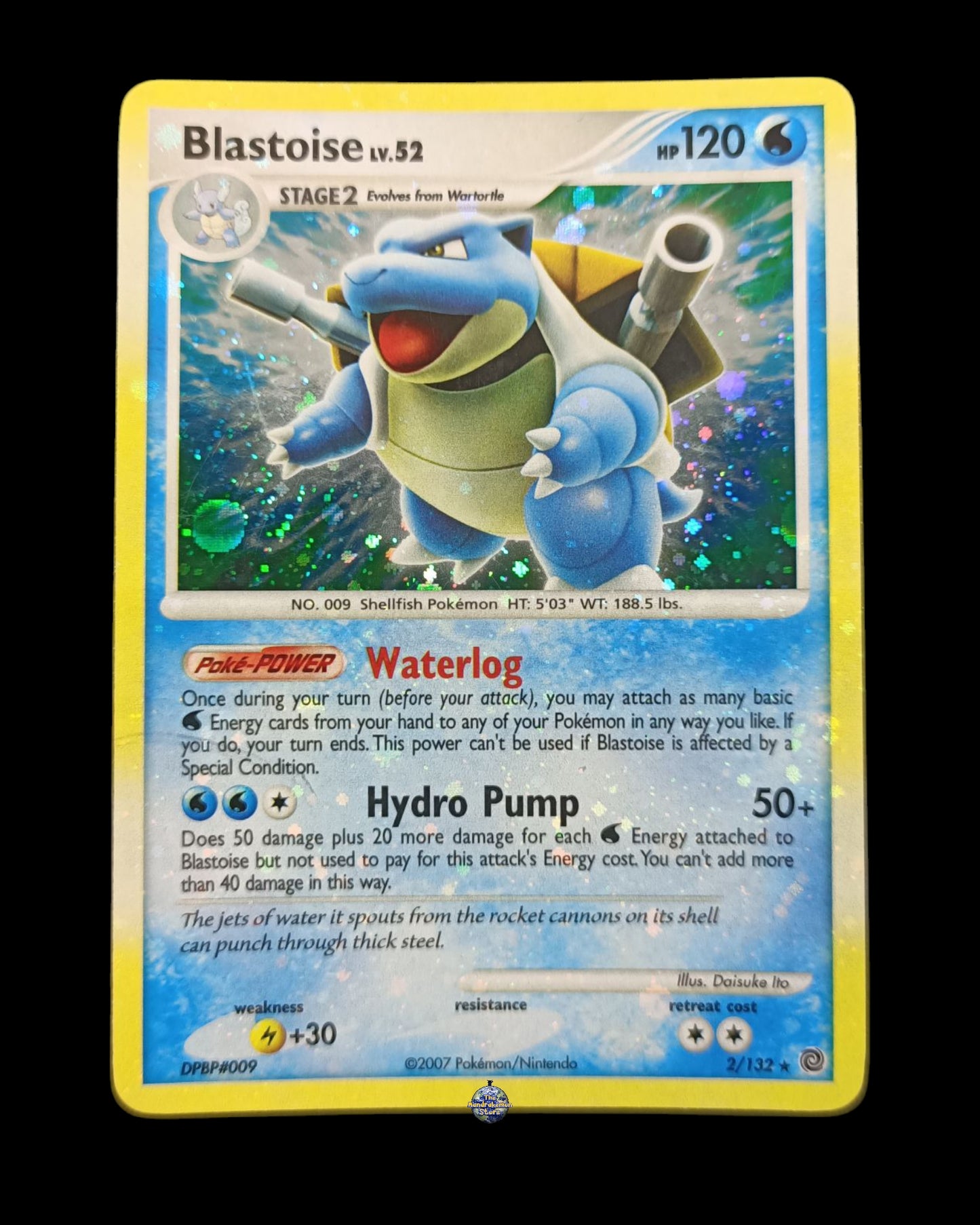 Blastoise Holo Holobleed