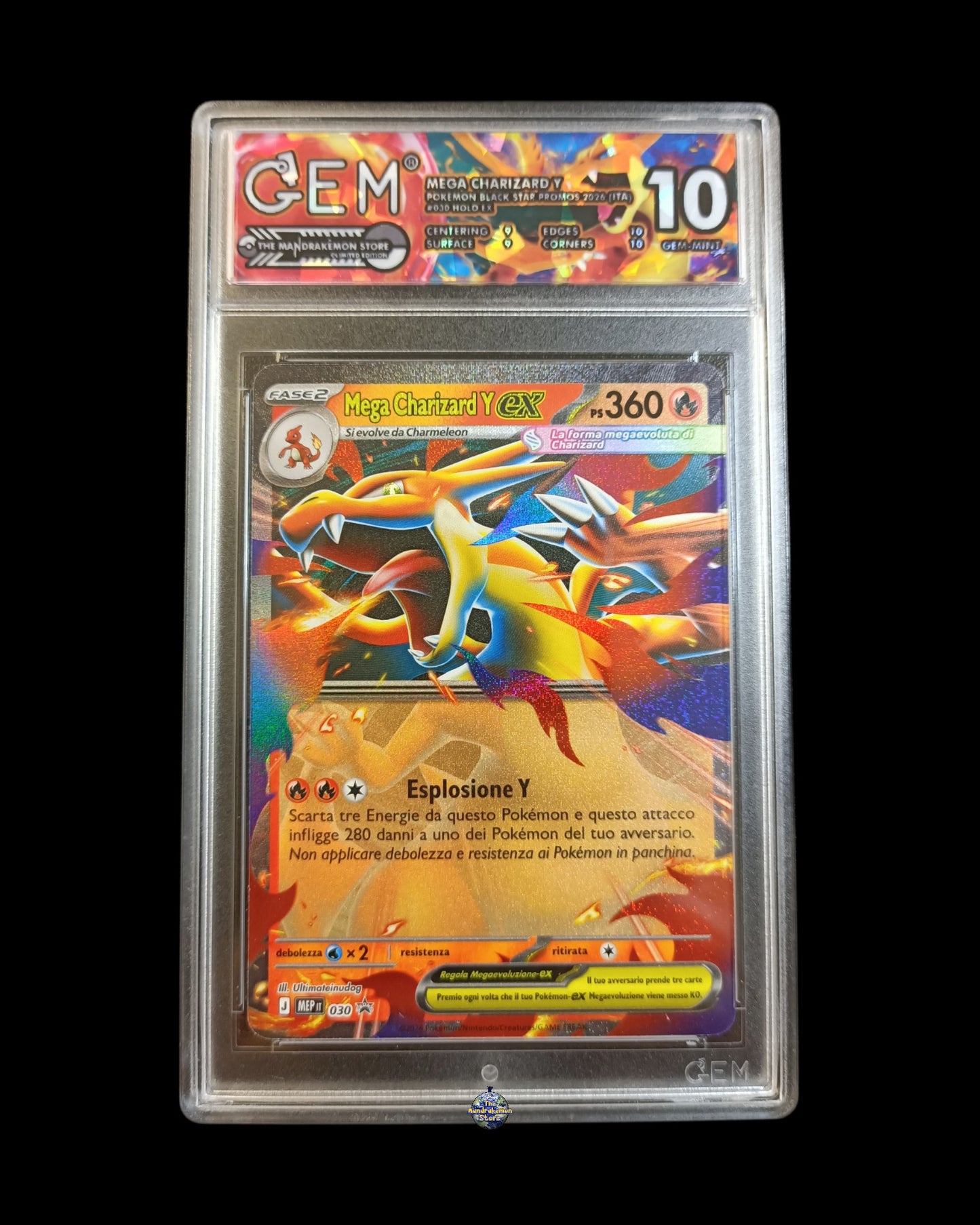 Mega Charizard Y Ex Promo GEM 10