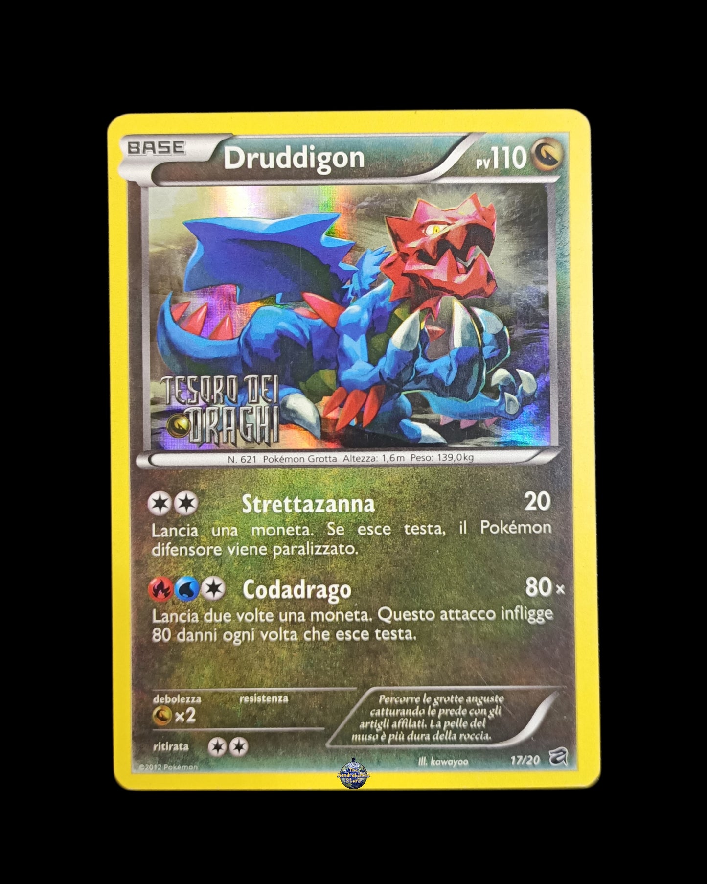 Duddrigon Holo Stamped Tesoro dei Draghi