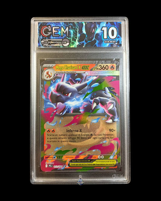 Mega Charizard X Ex GEM 10