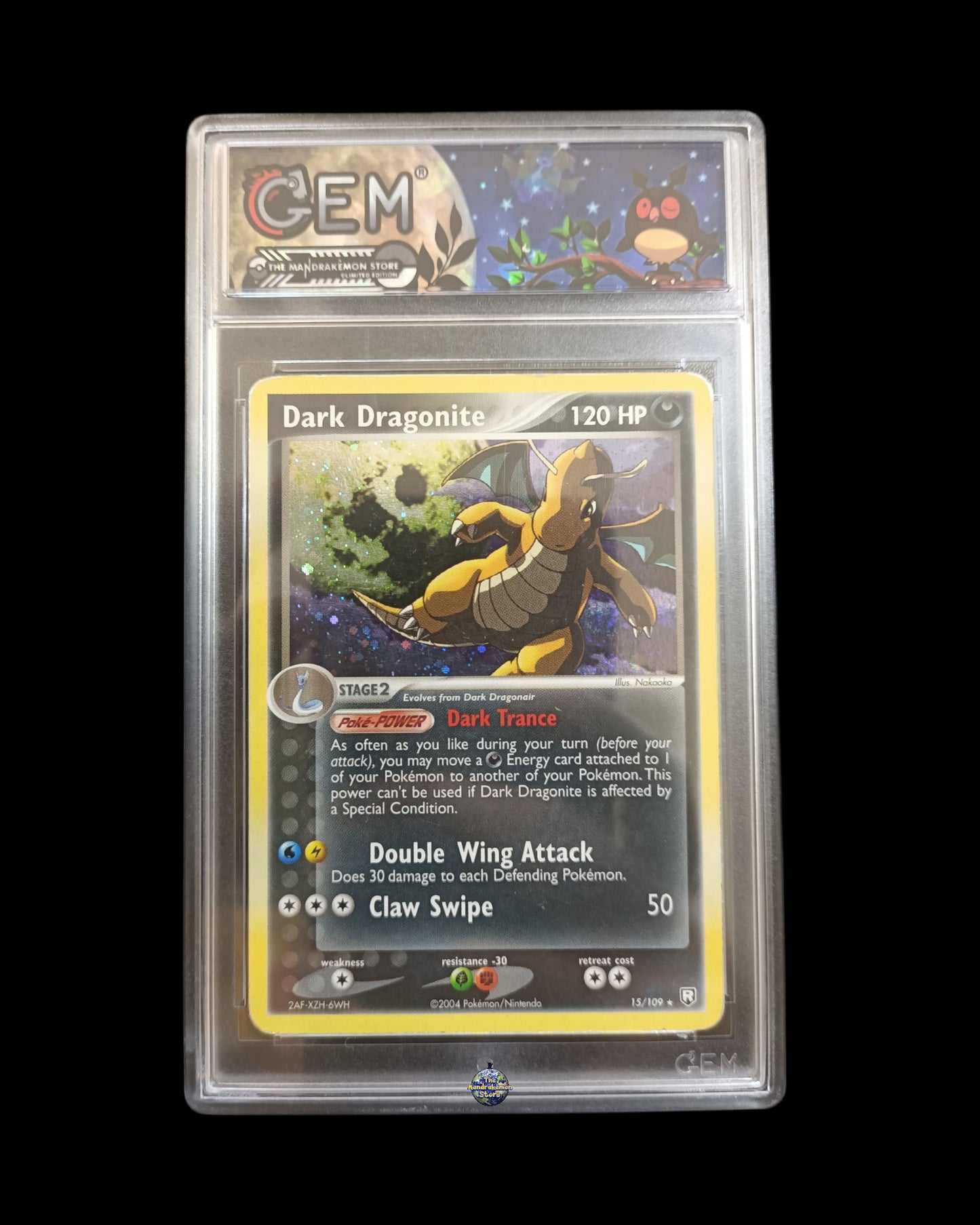 Dark Dragonite Holo GEM Autenticato