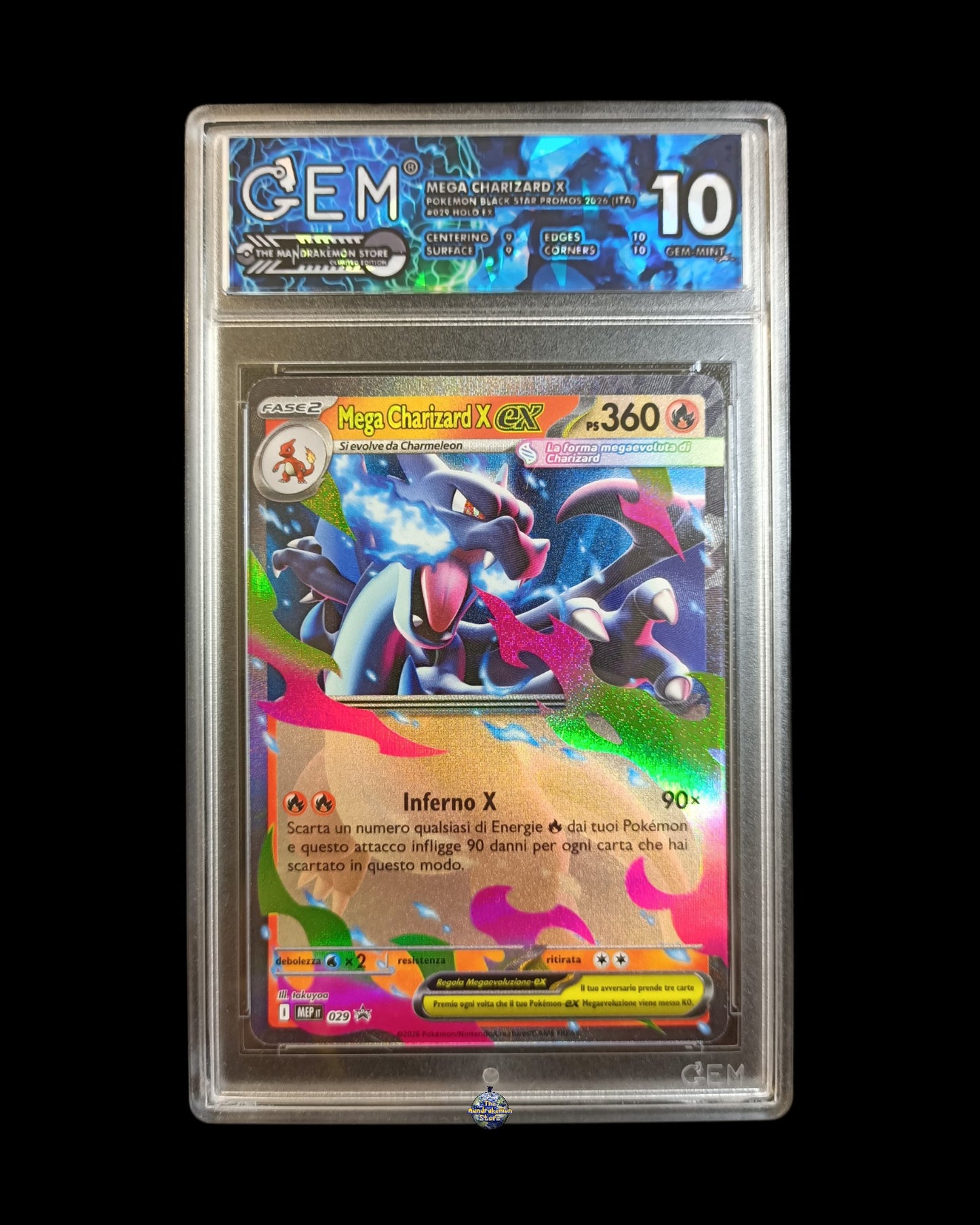 Mega Charizard X Ex Promo GEM 10