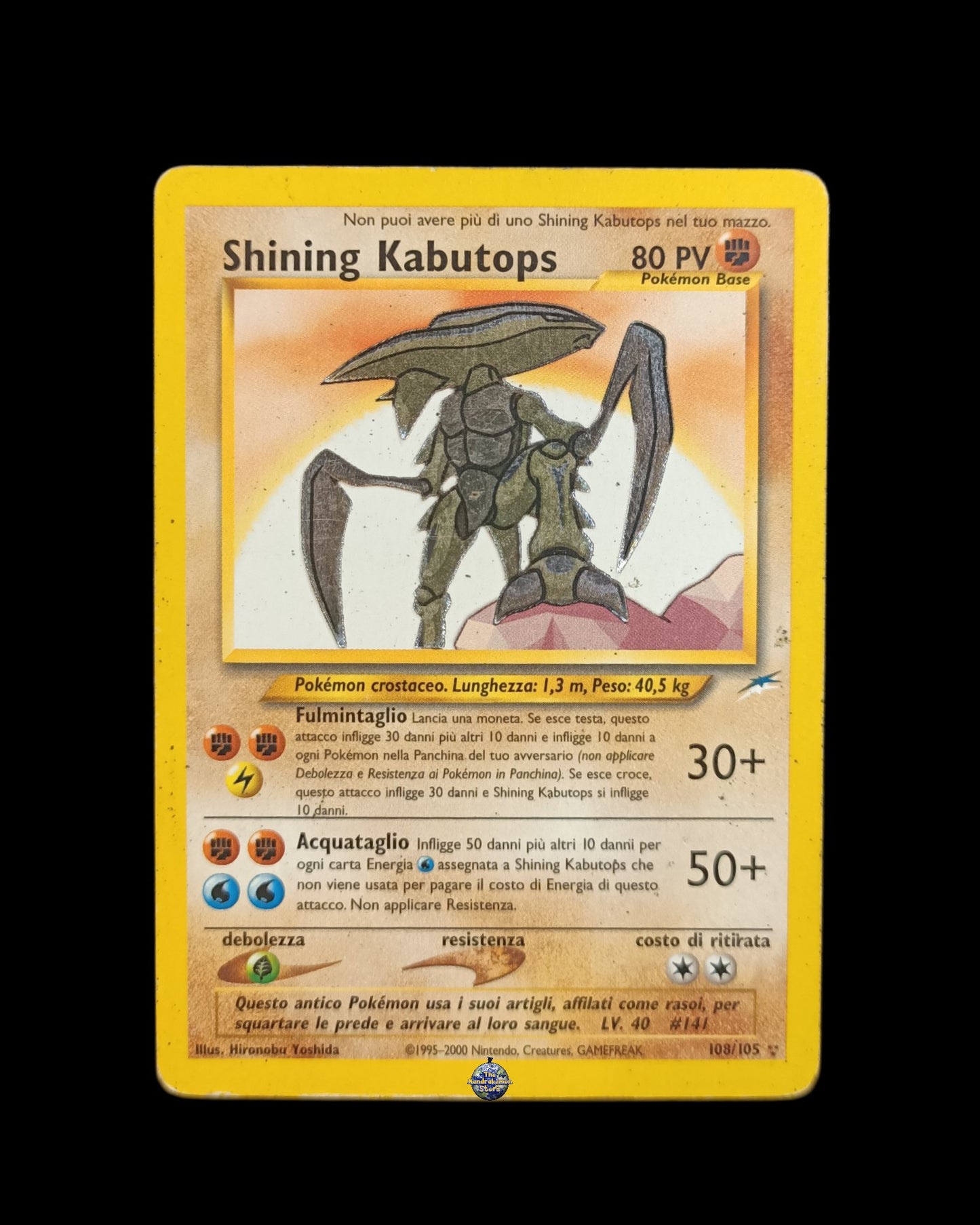 Shining Kabutops Holo Neo Destiny