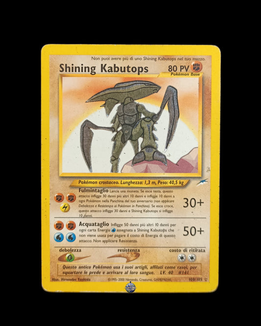 Shining Kabutops Holo Neo Destiny