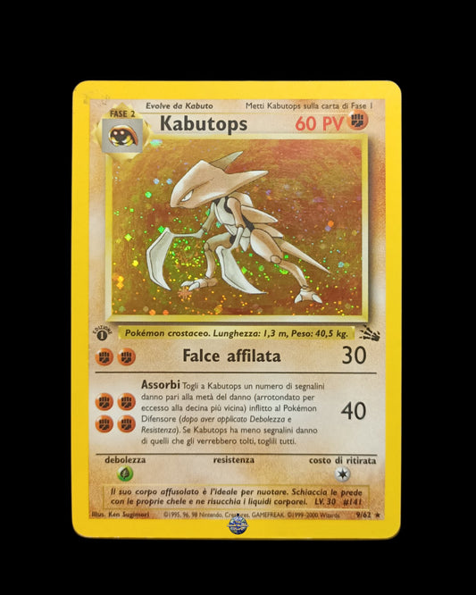Kabutops Holo Fossil 1ª Edizione
