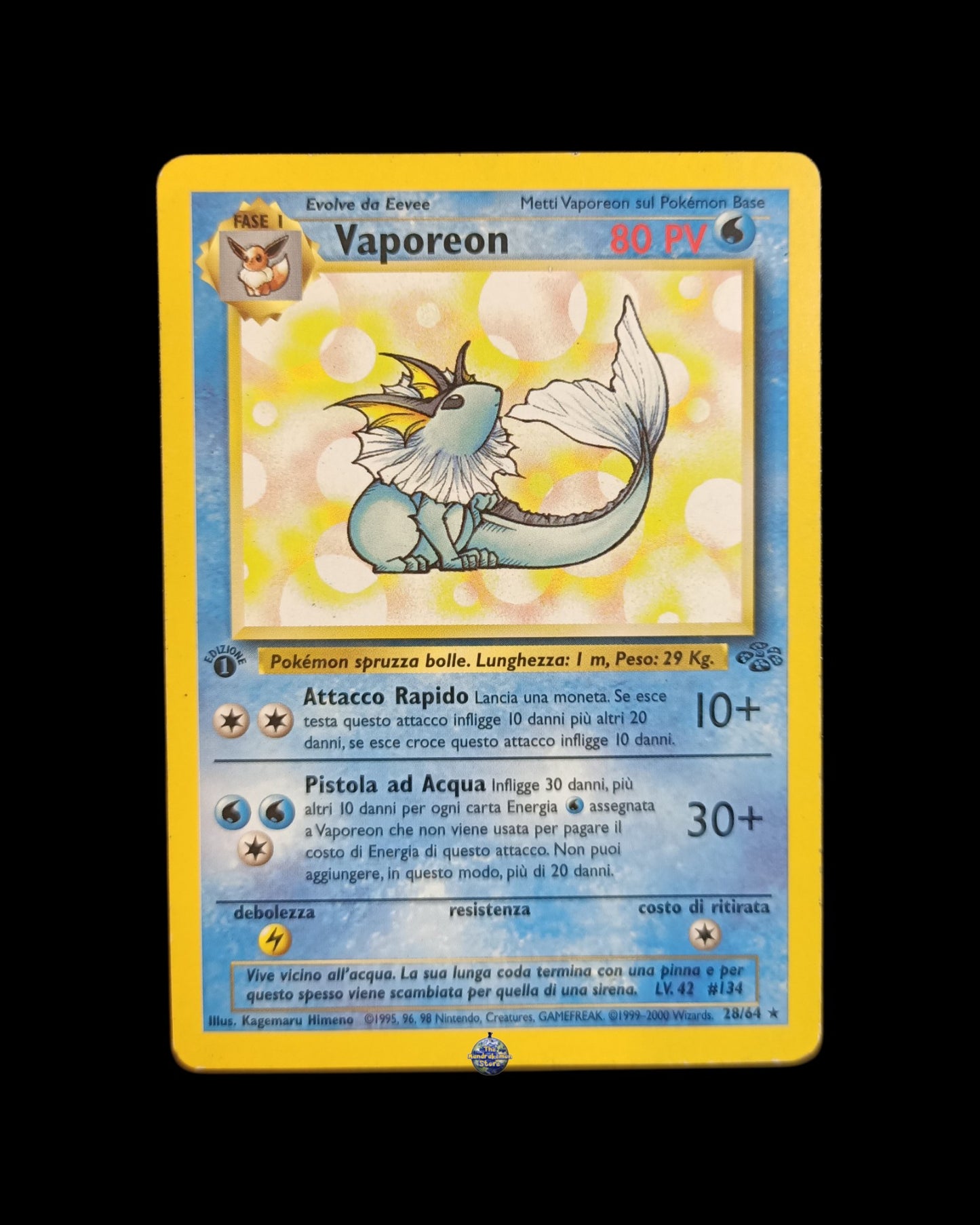 Vaporeon Jungle 1ª Edizione
