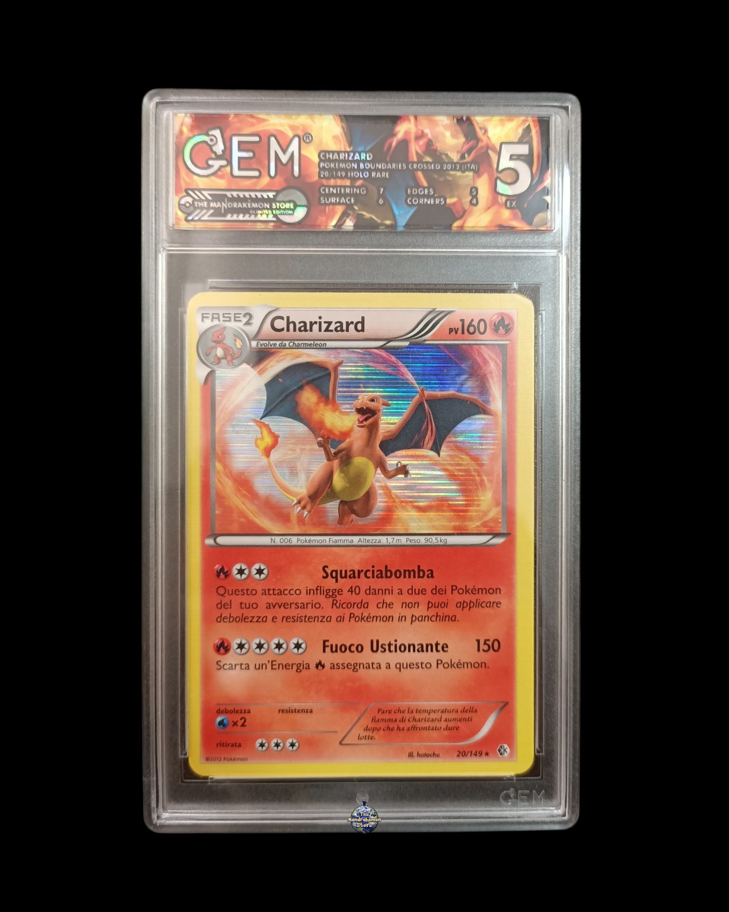 Charizard Holo GEM 5