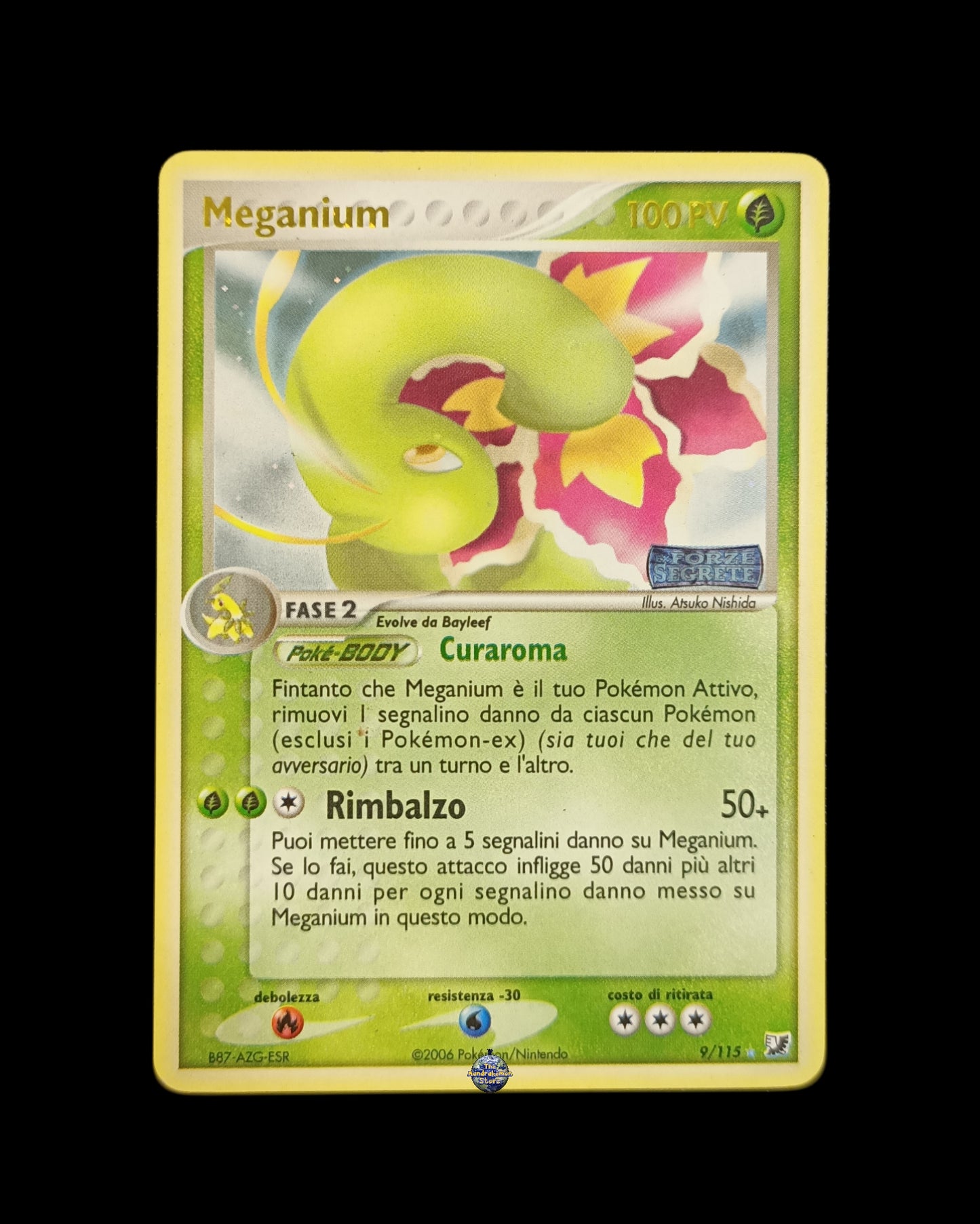 Meganium Holo Stamped Ex Forze Segrete