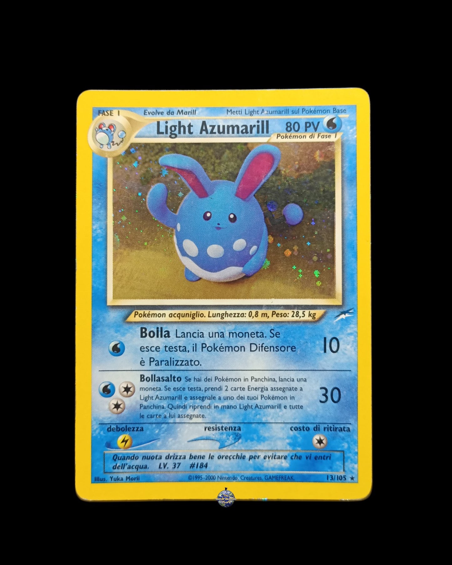 Light Azumarill Holo Neo Destiny