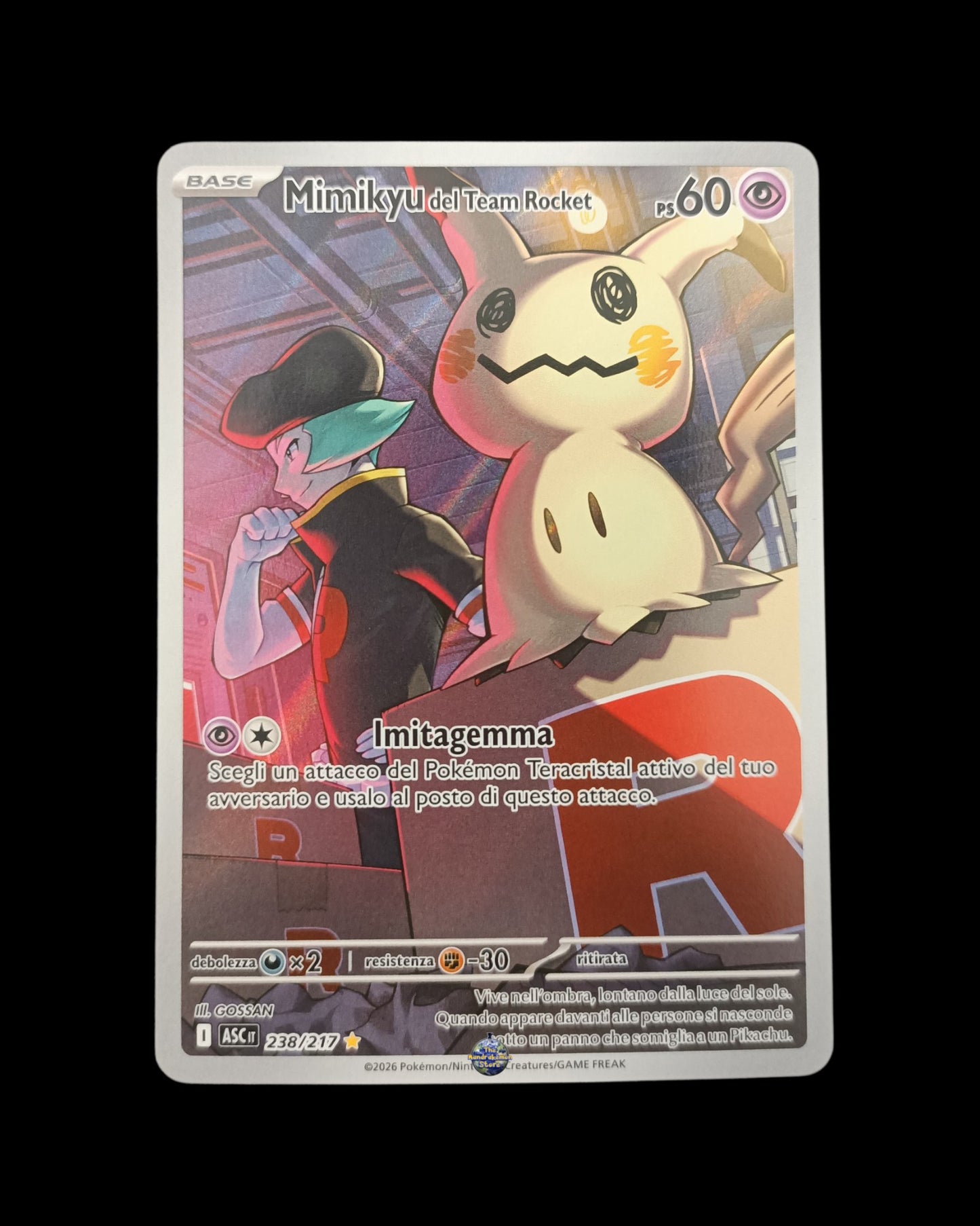 Mimikyu del Team Rocket Ar