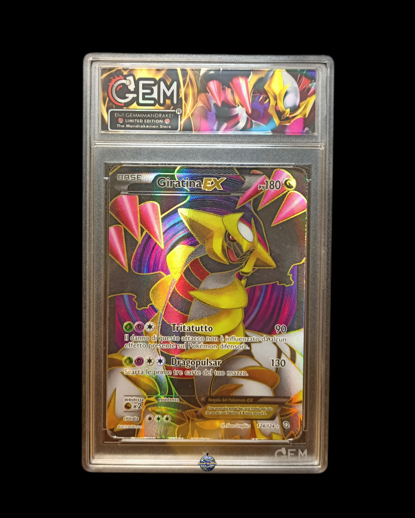 Giratina Ex Full Art GEM Autenticato