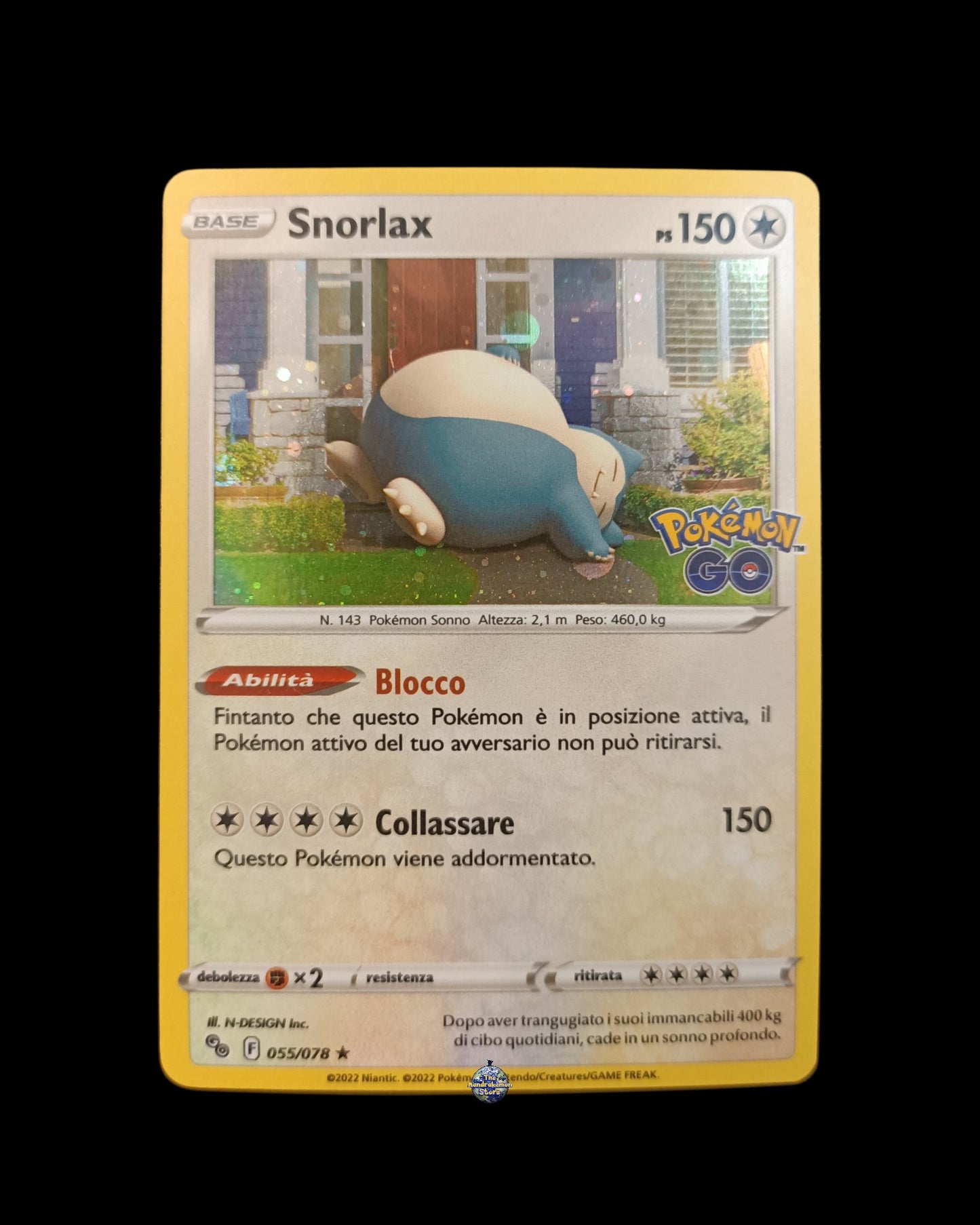 Snorlax Holo Pokémon Go Promo