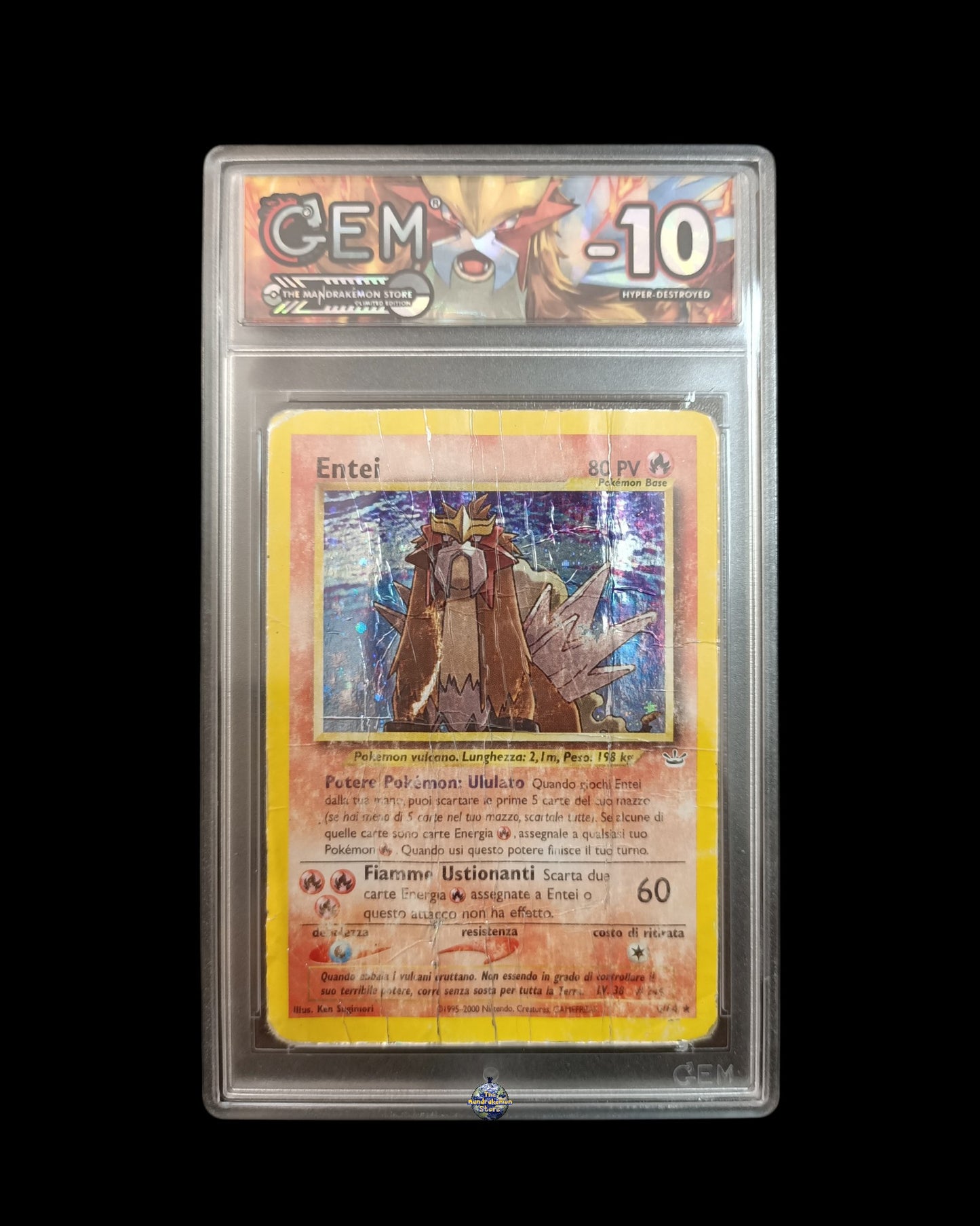 Entei Holo Neo Revelation GEM -10