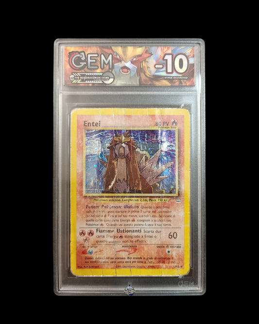 Entei Holo Neo Revelation GEM -10