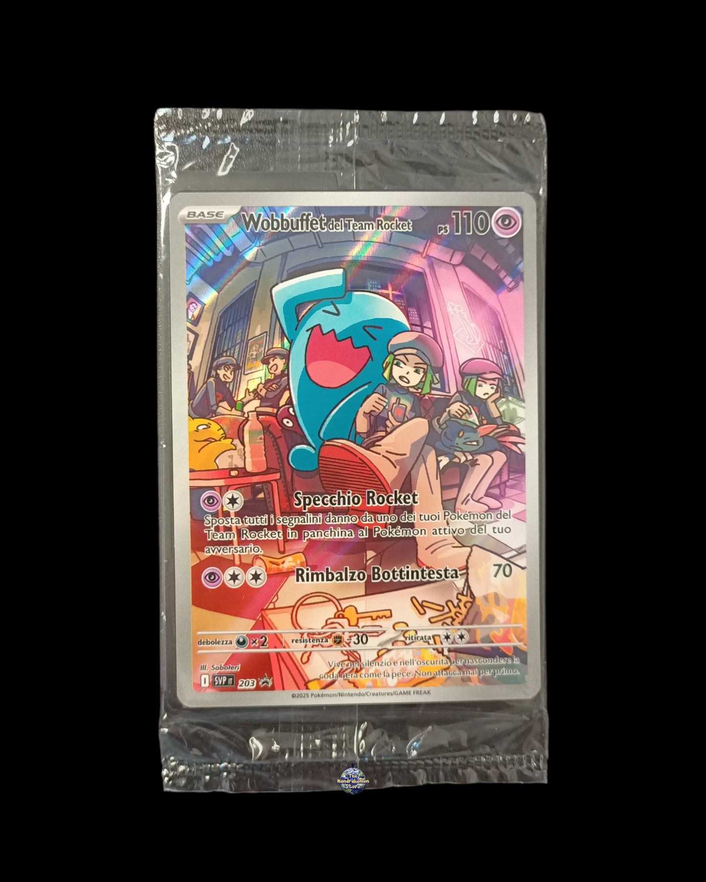 Wobbuffet del Team Rocket Ar Promo Sealed