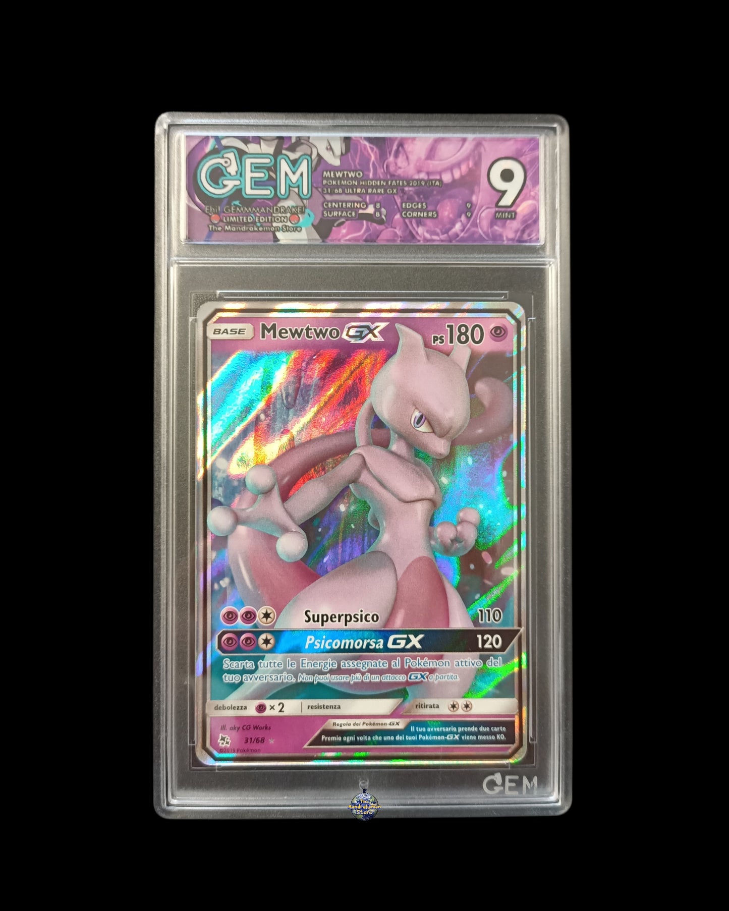 Mewtwo Gx GEM 9