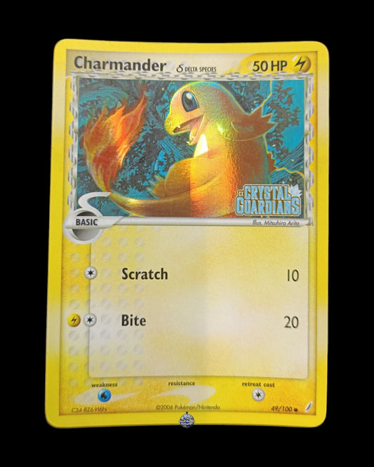 Charmander Holo Stamped Ex Crystal Guardians