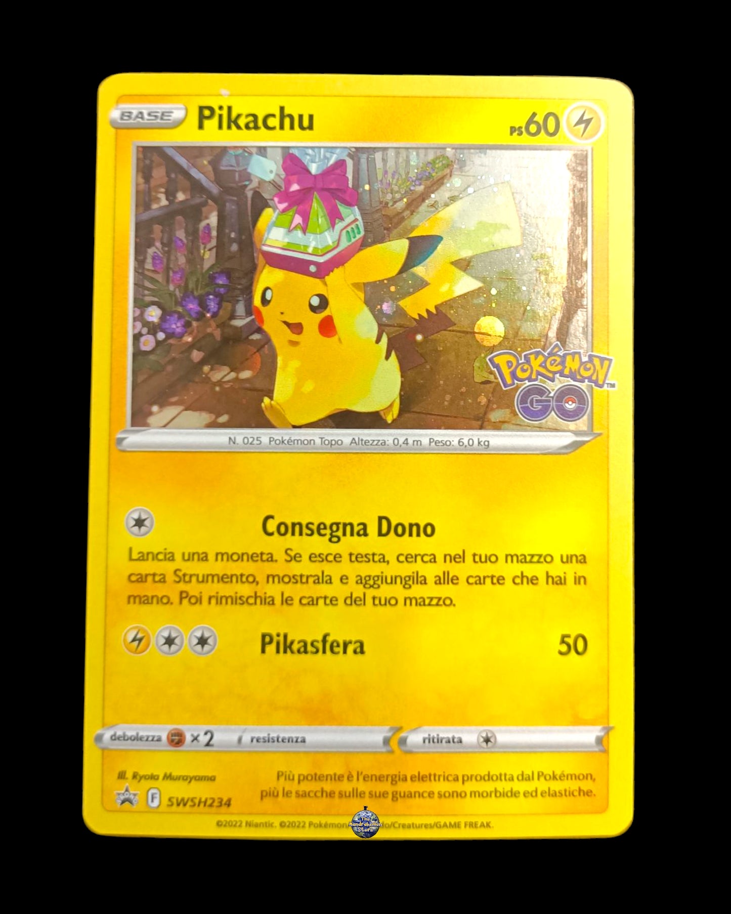 Pikachu Holo Pokémon Go Promo